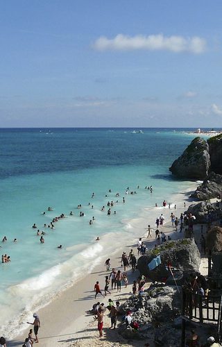 Beach tulum Mexico