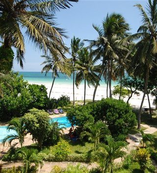 View From Mzuri Beach House Balcony