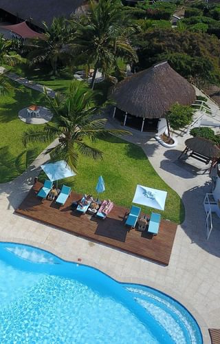 Vilanculos Beach Lodge Aerial View Vilanculos Beach Lodge Aerial View