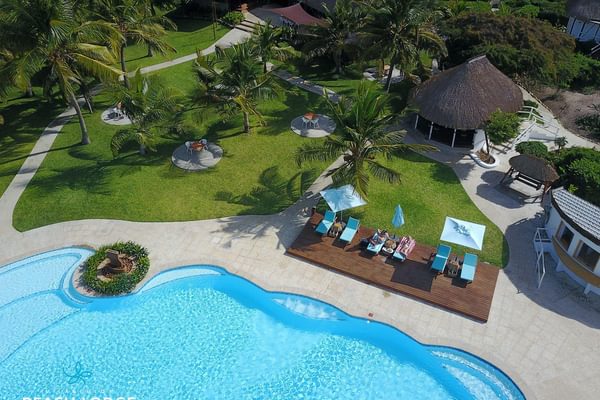Vilanculos Beach Lodge Aerial View Vilanculos Beach Lodge Aerial View