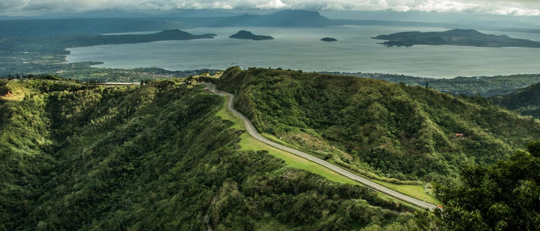Winding road countryside philippines pexels