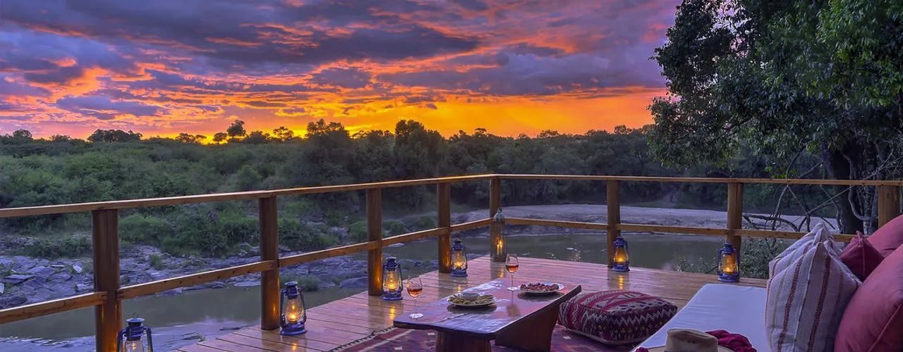 Naibor Camp Masai Mara Kenya sundowners